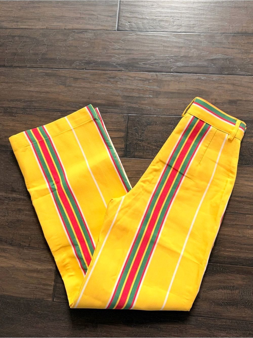 LA VESTE Darling Pippi Striped High-Waisted Trouser Pants Sz 2/S NWT $255!! - Picture 6 of 6
